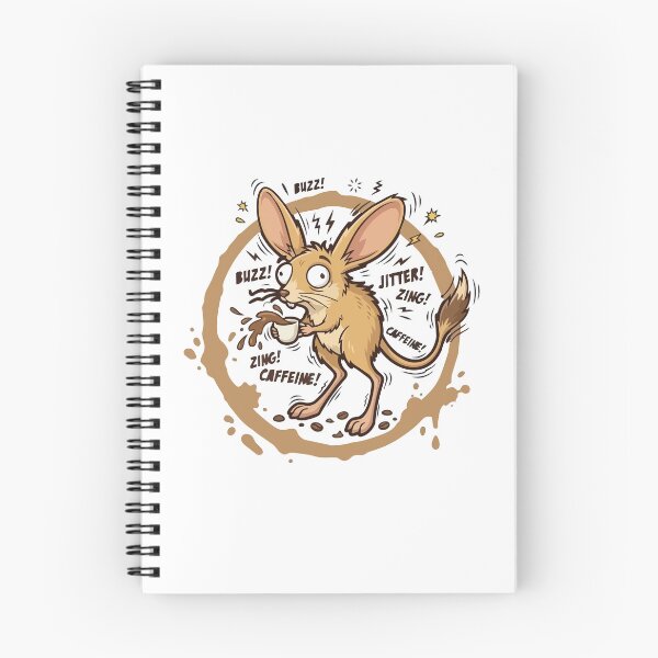 Item preview, Jittery Jerboa Espresso Coffee Stain Ring designed and sold by Arc2020.