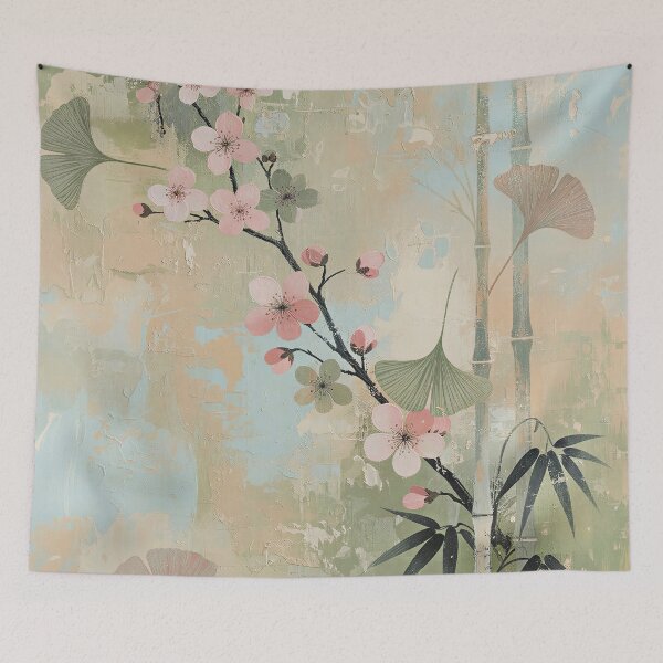 Item preview, Delicate flowers on bamboo designed and sold by paulrommer.