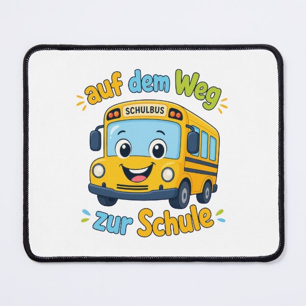 Item preview, Cute Cartoon School Bus with German Text designed and sold by RGShirtWorks.