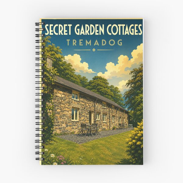 Item preview, Secret Garden Cottages Tremadog designed and sold by The Deco Bureau.