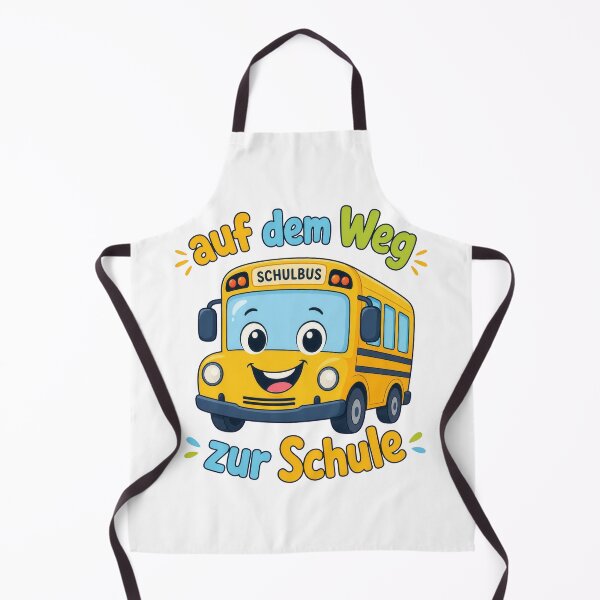 Item preview, Cute Cartoon School Bus with German Text designed and sold by ML-Media.
