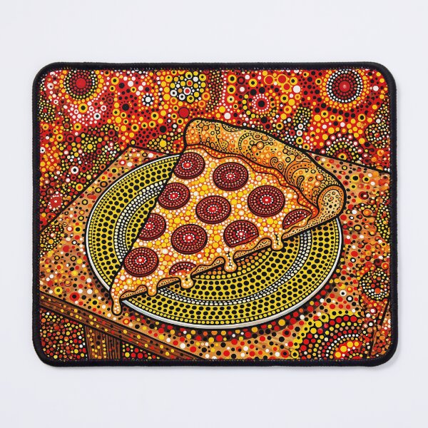 Item preview, Slice Of Pizza With Pepperoni Abstract Art designed and sold by Home Decor Art.