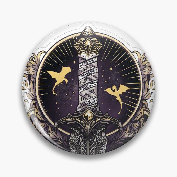 Item preview, Fourth wing - Violet Sorengail a dagger with two Dragons - Illustration Fan Art designed and sold by RoniArtbg.