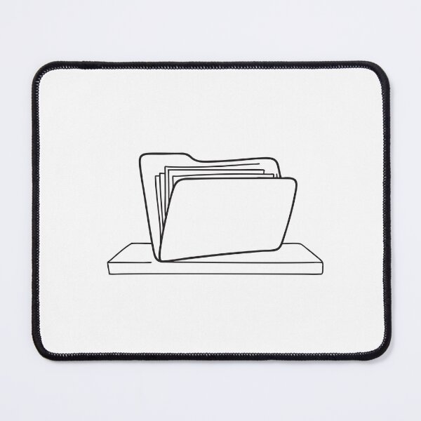 Item preview, A folder left open on a cluttered table designed and sold by rasagamastore.