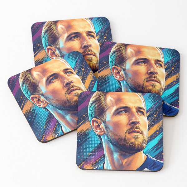 Item preview, Retrato de Harry Kane en estilo pop art. designed and sold by DonetTrent.