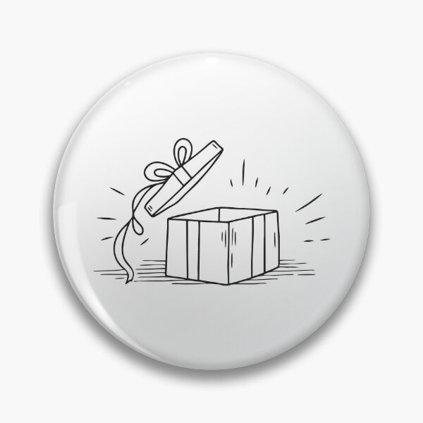 Item preview, A gift box opened with its ribbon hanging loosely designed and sold by rasagamastore.