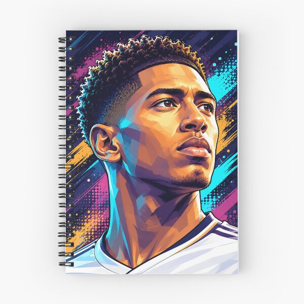 Item preview, Retrato de Jude Bellingham en estilo Pop Art designed and sold by DonetTrent.
