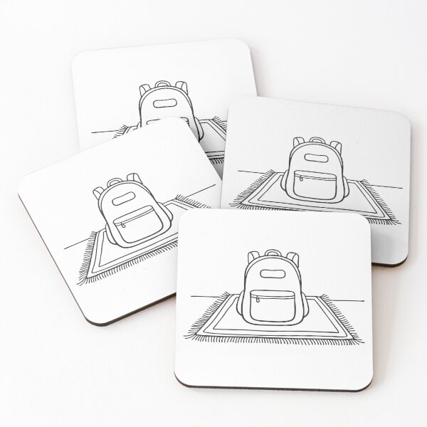 Item preview, A backpack lying unzipped across the rug designed and sold by rasagamastore.
