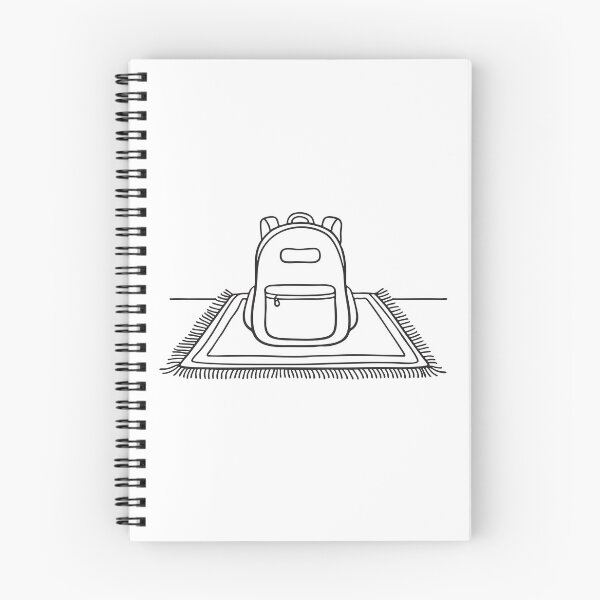 Item preview, A backpack lying unzipped across the rug designed and sold by rasagamastore.