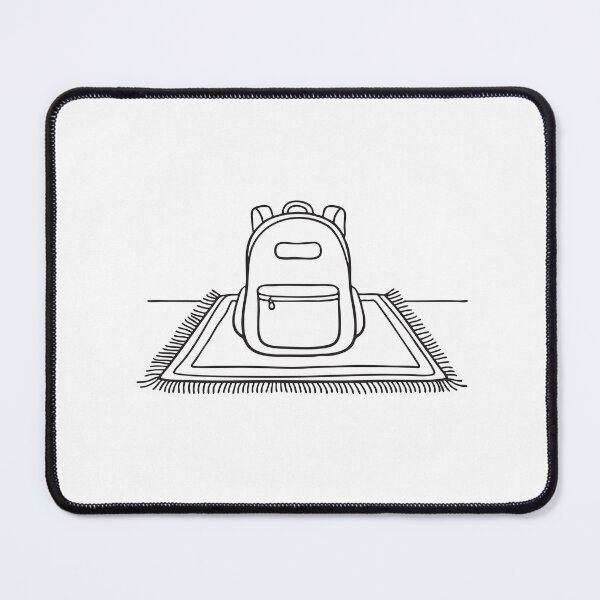 Item preview, A backpack lying unzipped across the rug designed and sold by rasagamastore.