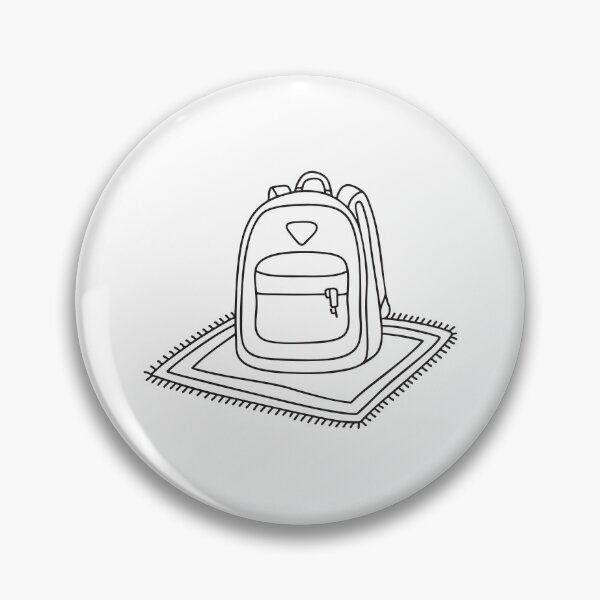 Item preview, An open backpack spread out on the carpet designed and sold by rasagamastore.