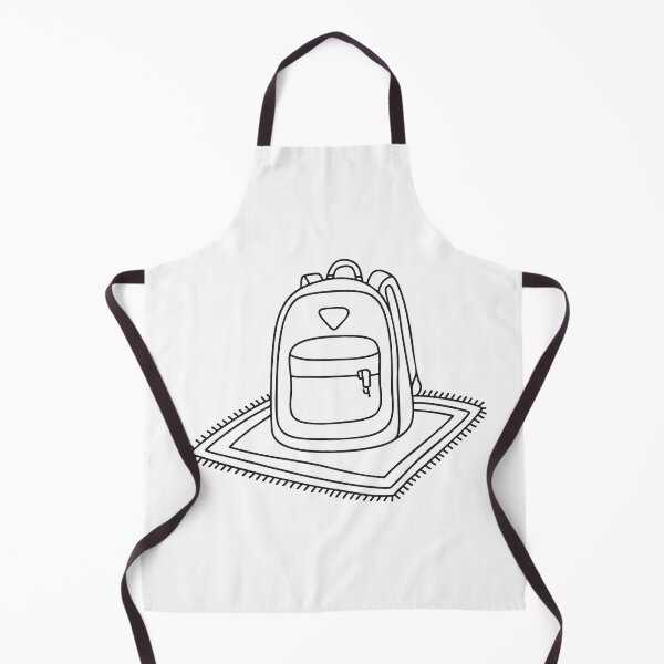 Item preview, An open backpack spread out on the carpet designed and sold by rasagamastore.