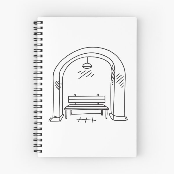 Item preview, Bench Beside Underpass Pillar designed and sold by rasagamastore.