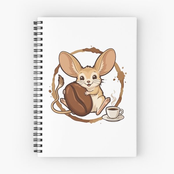 Item preview, Espresso Bean Hoarder Jerboa Coffee Ring designed and sold by Arc2020.