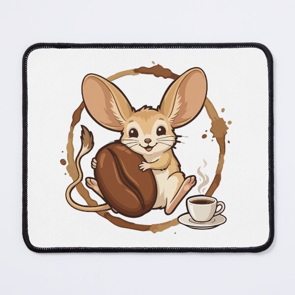 Item preview, Espresso Bean Hoarder Jerboa Coffee Ring designed and sold by Arc2020.