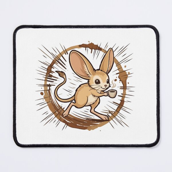 Item preview, Lightning Speed Espresso Jerboa Coffee Stain designed and sold by Arc2020.