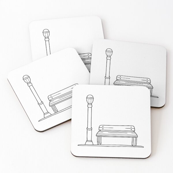 Item preview, A bench positioned next to a column inside the underpass designed and sold by rasagamastore.