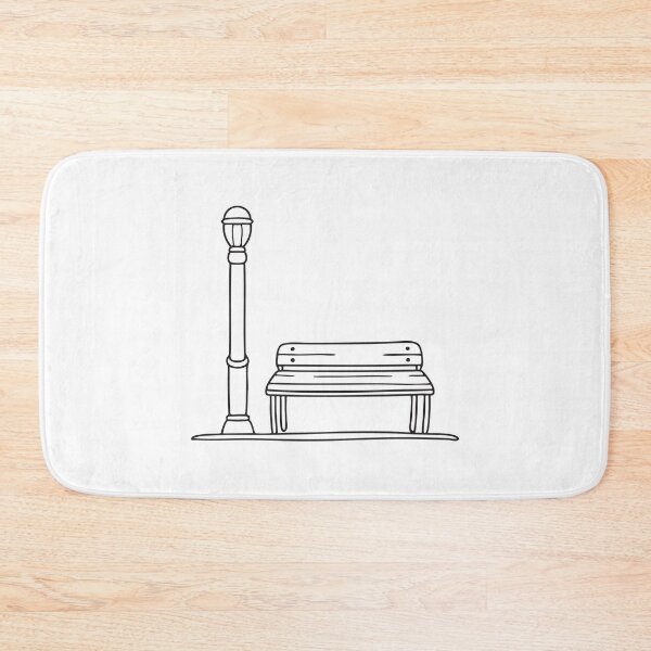 Item preview, A bench positioned next to a column inside the underpass designed and sold by rasagamastore.