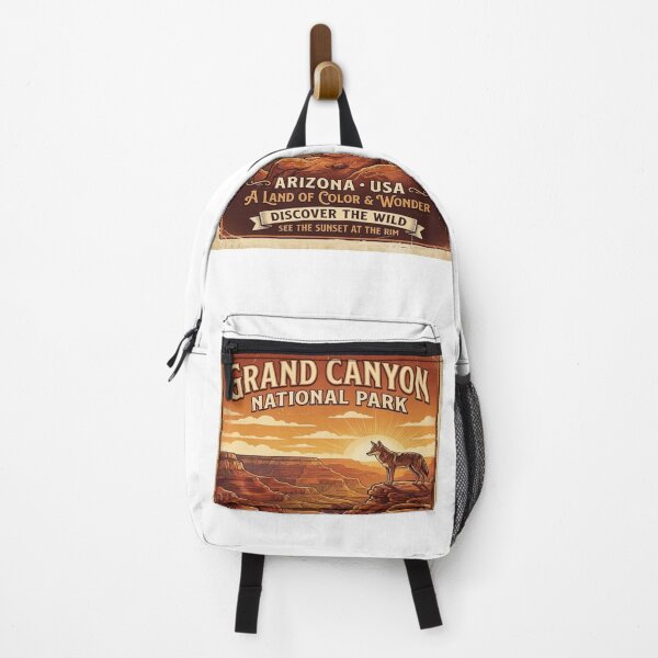 Item preview, Grand Canyon National Park Vintage Travel Poster | Arizona Desert Canyon Wall Art designed and sold by MonaRose_Art.