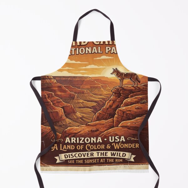 Item preview, Grand Canyon National Park Vintage Travel Poster | Arizona Desert Canyon Wall Art designed and sold by MonaRose_Art.