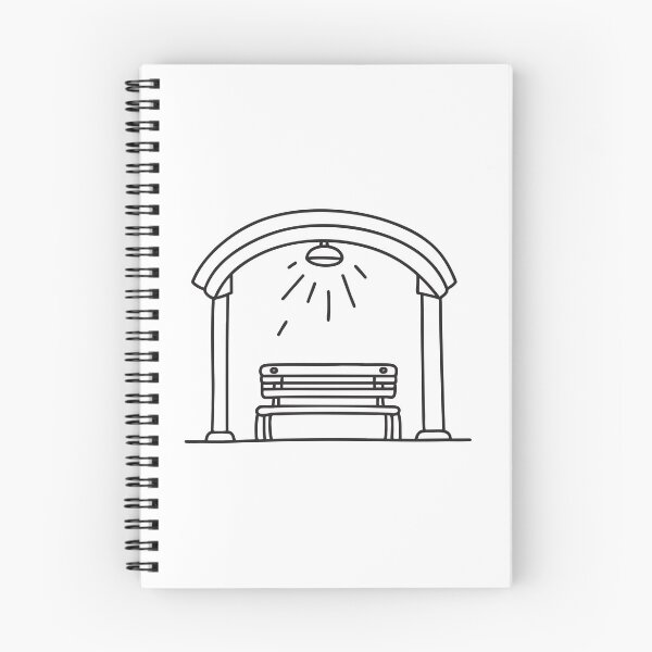 Item preview, A bench located near a structural post in the underpass designed and sold by rasagamastore.