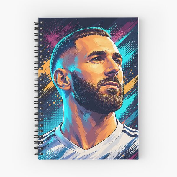 Item preview, karim benzema Pop Art Portrait designed and sold by DonetTrent.
