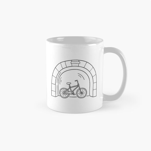 Item preview, A bicycle leaned against the underpass wall designed and sold by rasagamastore.