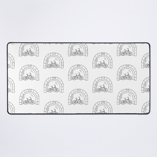 Item preview, A bicycle leaned against the underpass wall designed and sold by rasagamastore.