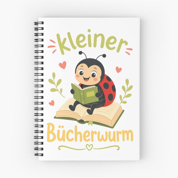 Item preview, Cute Ladybug Bookworm Illustration designed and sold by RGShirtWorks.
