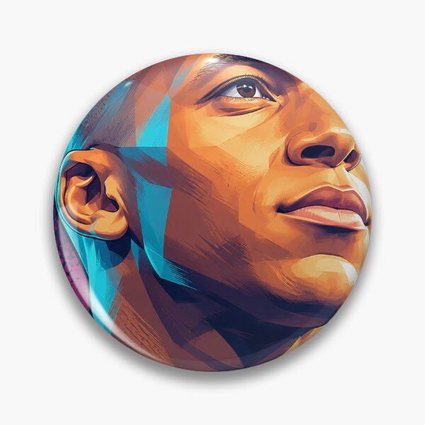 Item preview, Kylian Mbappe Pop Art Portrait designed and sold by DonetTrent.