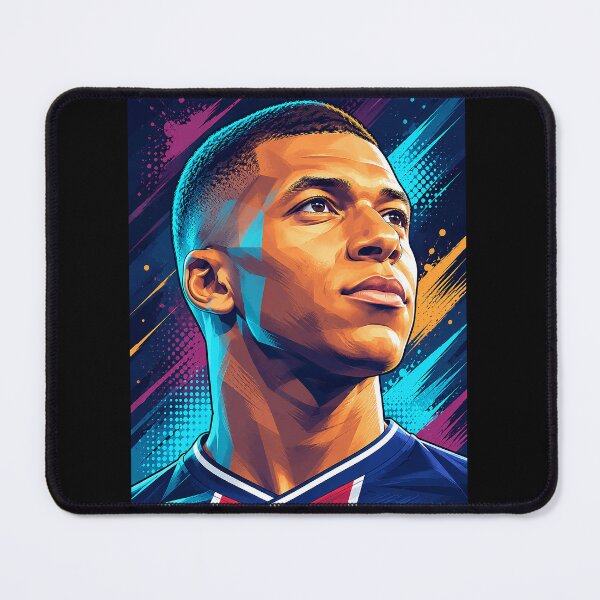 Item preview, Kylian Mbappe Pop Art Portrait designed and sold by DonetTrent.