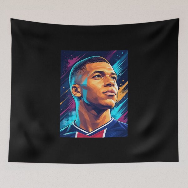 Item preview, Kylian Mbappe Pop Art Portrait designed and sold by DonetTrent.
