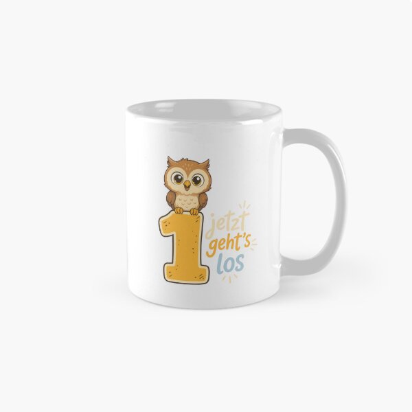 Item preview, First Birthday Celebration Greeting with Cute Owl Illustration designed and sold by RGShirtWorks.