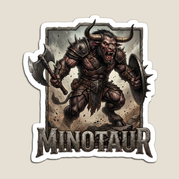 Item preview, minotaur, kreta, grece, labirynth designed and sold by Hephaestus's Forge.