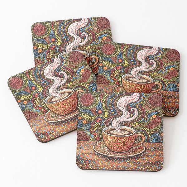 Item preview, Hot Cup Of Coffee Abstract Art designed and sold by Home Decor Art.