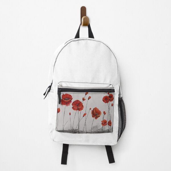 Item preview, Beautiful Red Poppy Flowers Traditional |Painting designed and sold by DreamyBrushArt.