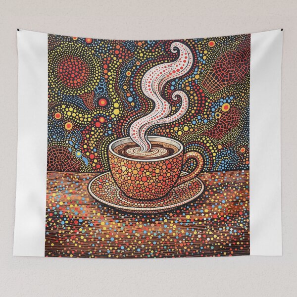 Item preview, Hot Cup Of Coffee Abstract Art designed and sold by Home Decor Art.