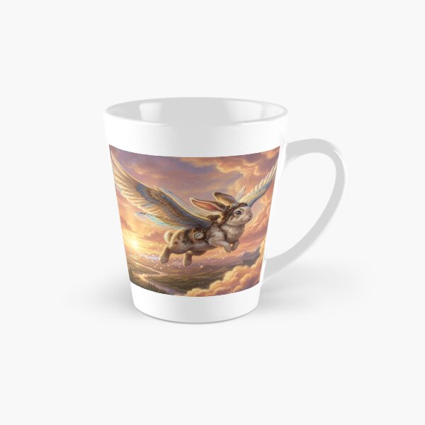 Item preview, Whimsical Steampunk Flying Sky Hare designed and sold by Alta-store.