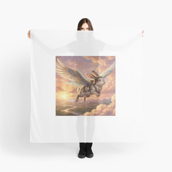 Item preview, Whimsical Steampunk Flying Sky Hare designed and sold by Alta-store.