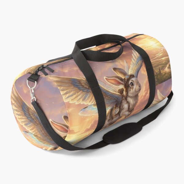 Item preview, Whimsical Steampunk Flying Sky Hare designed and sold by Alta-store.