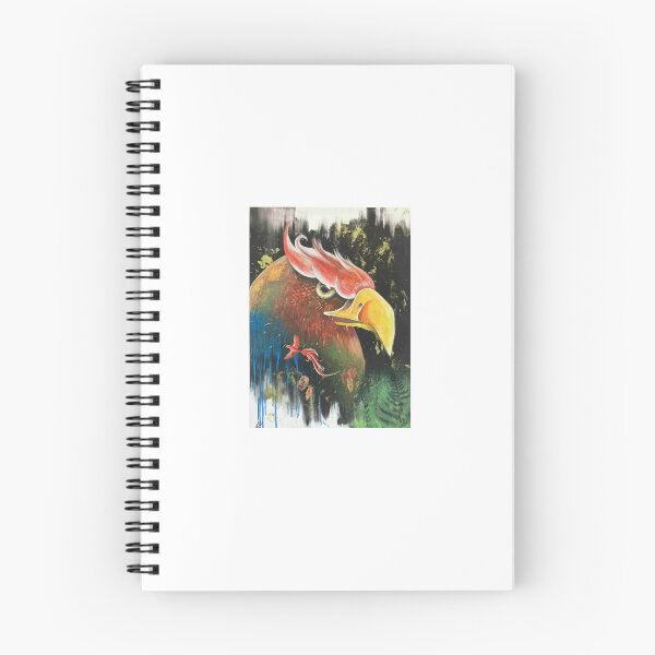 Item preview, Majestic Phoenix Bird Traditional Pinting designed and sold by DreamyBrushArt.