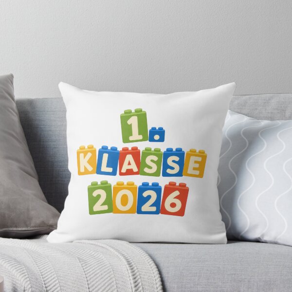 Item preview, 1. Klasse 2026 School Enrollment Design with Building Blocks designed and sold by RGShirtWorks.