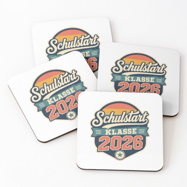 Artikelvorschau, Schulstart Klasse 2026 Retro-Emblem entworfen und verkauft von RGShirtWorks.