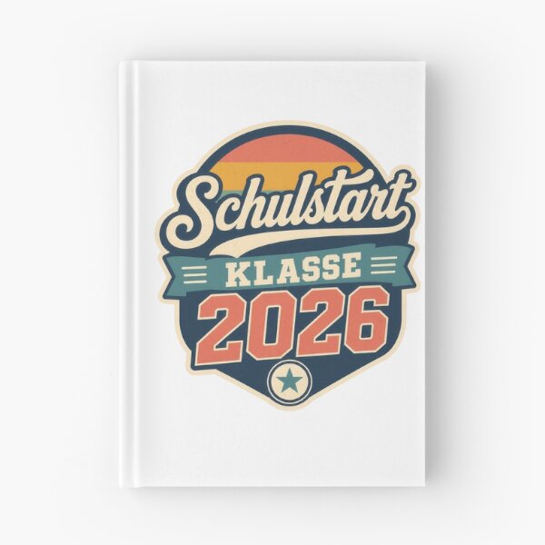 Artikelvorschau, Schulstart Klasse 2026 Retro-Emblem entworfen und verkauft von RGShirtWorks.