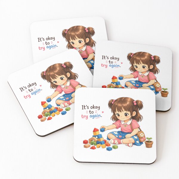 Item preview, It’s Okay To Try Again designed and sold by Happyfreedom.