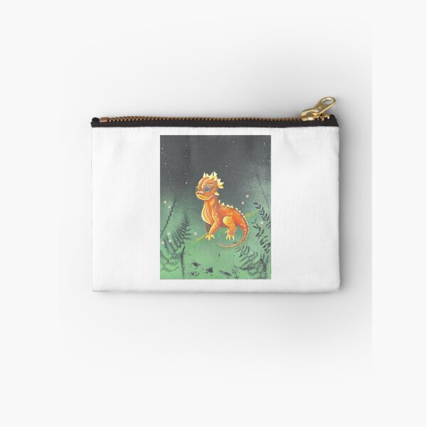 Item preview, Cute Orange Dragon in Fantasy Forest designed and sold by DreamyBrushArt.