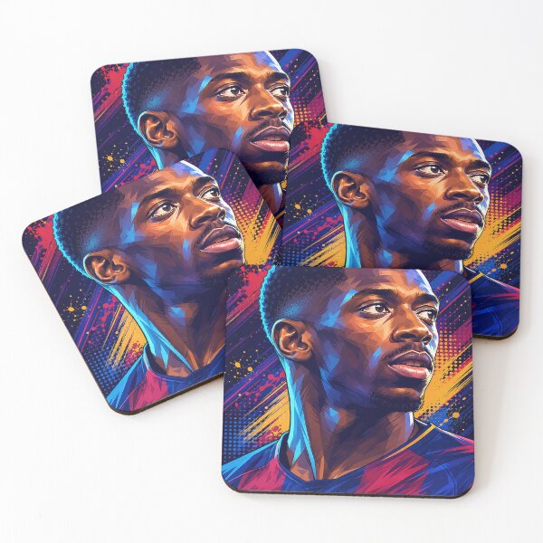 Item preview, Ousmane Dembele Pop Art Portrait designed and sold by DonetTrent.