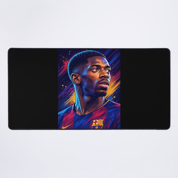 Item preview, Ousmane Dembele Pop Art Portrait designed and sold by DonetTrent.