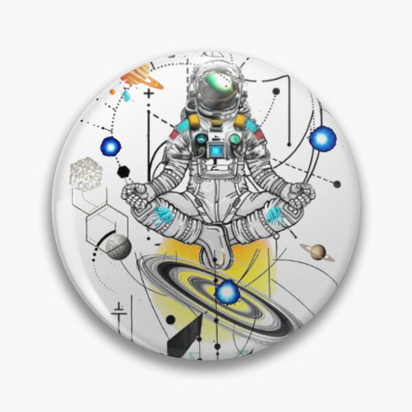 Item preview, Astronaut In Spacesuit, Artemis ii, Astronaut Meditation designed and sold by Rosa1977.