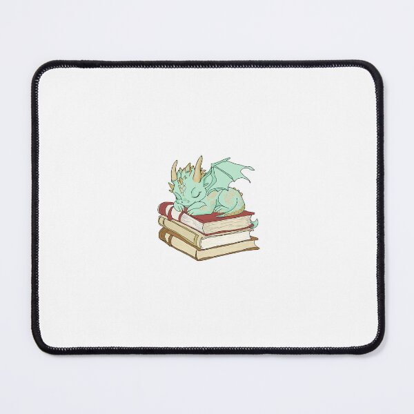 Item preview, Cute Baby Dragon Sleeping on Books designed and sold by DreamyBrushArt.